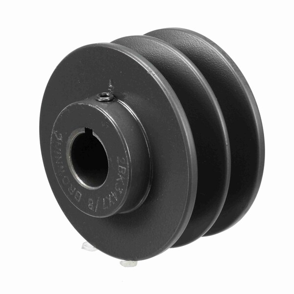 2 Groove Cast Iron Fhp - Finished Bore Sheave, 2BK34X7/8